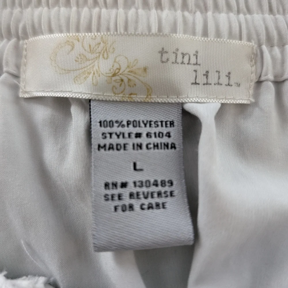 Strapless lightweight white snap up dress - Picture 4 of 7